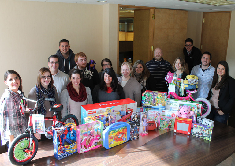 Flying Cork participated in the Toys for Tots drive for Christmas