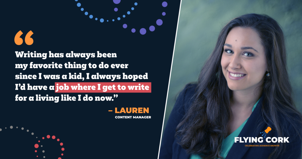 Employee Spotlight: Lauren, Content Manager - Flying Cork