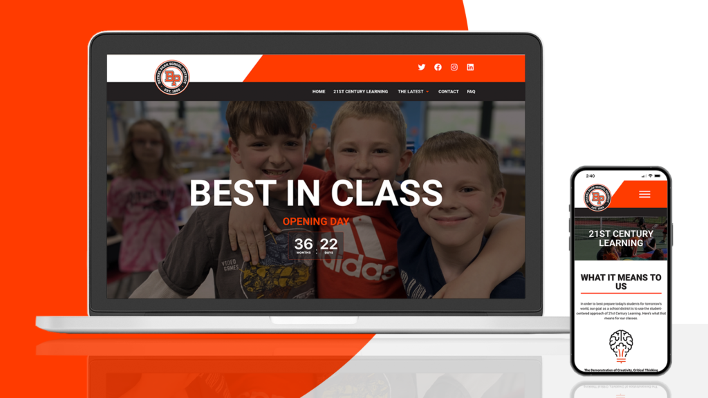 Bethel Park School District Best in Class Website